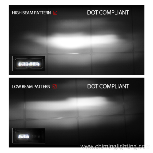 DOT SAE CE ECE R10 auto lighting systems heavy truck 36W led headlights for Peterbilt KENWORTH Western Star